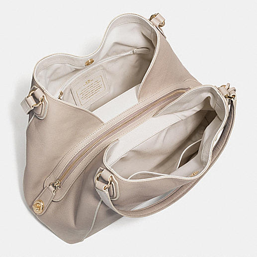 EDIE Shoulder Handbag in COLORBLOCK Leather by COACH | LENOR'S CLOSET
