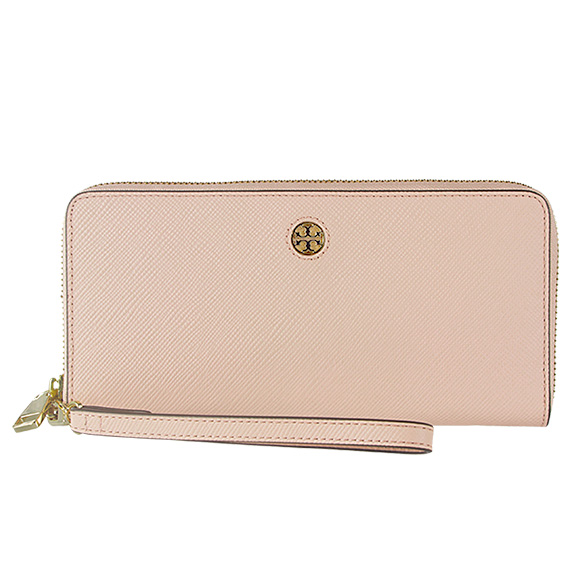 Tory Burch Gold Leather Zip Around Coin Purse Tory Burch