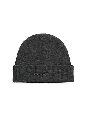 COACH Embroidered Logo Beanie