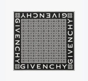 GIVENCHY Monogram 4G Square Silk Scarf - Image 2